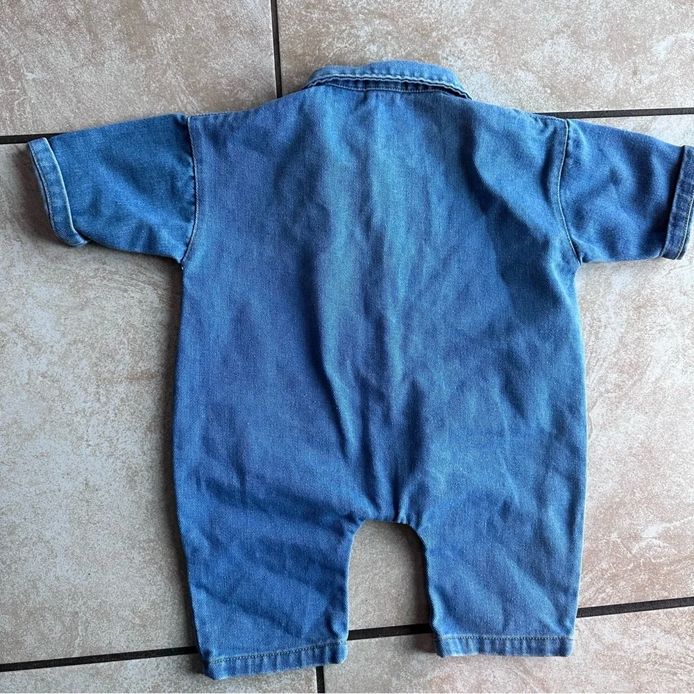 Blue Denim Kids Bodysuit